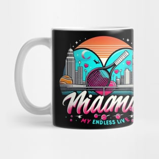 Miaami tennis: my endless love. Mug